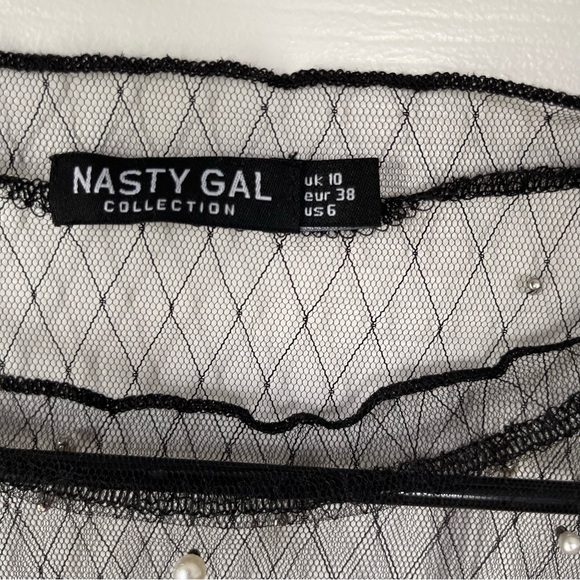 Nasty Gal Women's Black Bodysuit size 6 us - Picture 6 of 9